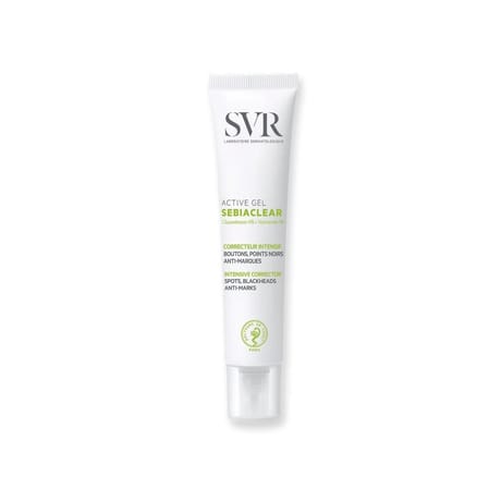 Svr sebiaclear active gel boutons points noirs anti-marques 40ml