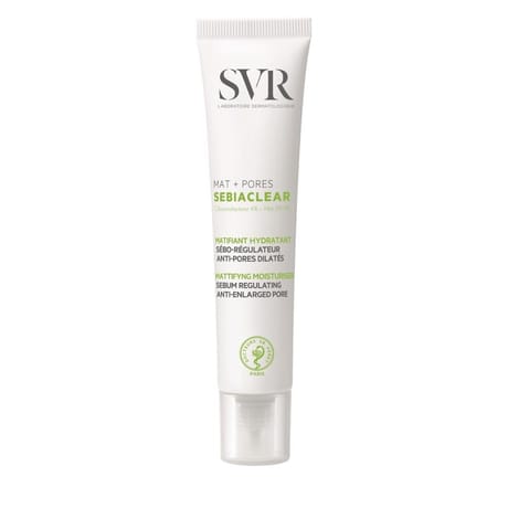 Svr sebiaclear mat+pores soin matifiant hydratant sébo-régulateur 40ml