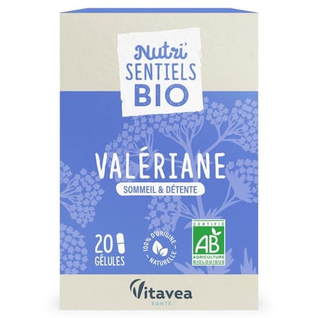 Vitavea nutri'sentiels bio valeriane gelules x20
