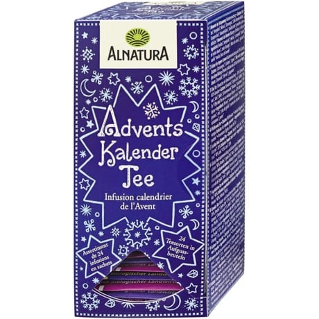 Alnatura infusion calendrier de l'avent 2021 bio 42g