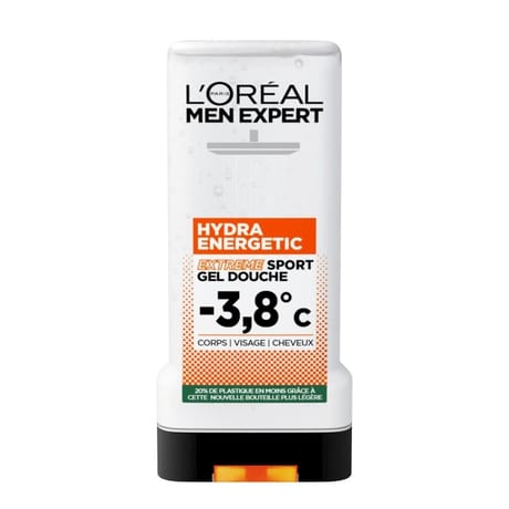 L'oréal paris men expert hydra énergetic gel douche sport extreme 300ml