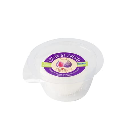 Coeur de chèvre figue fe 60g - lait pasteurisé