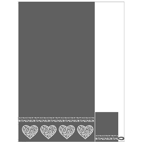 Coffret 2 serviettes 50x90cm + 2 gants chalet anthracite