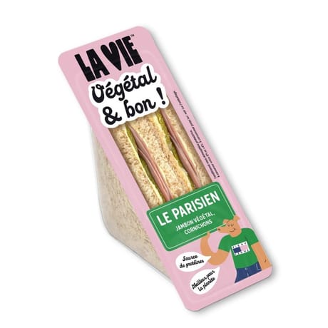La vie club sandwich parisien végétal 145g