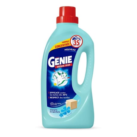 Génie lessive fleurs fraîches 35 lavages -1.4l