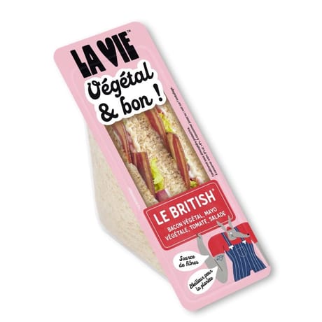 La vie club sandwich british végétal 135g