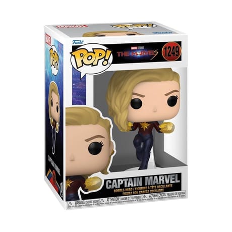Funko pop vinyl the marvels  captain marvel