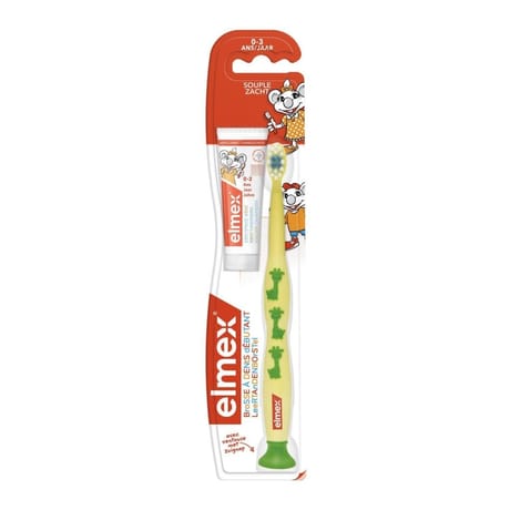 Elmex débutant brosse à dents manuelle souple 0-2 ans x1