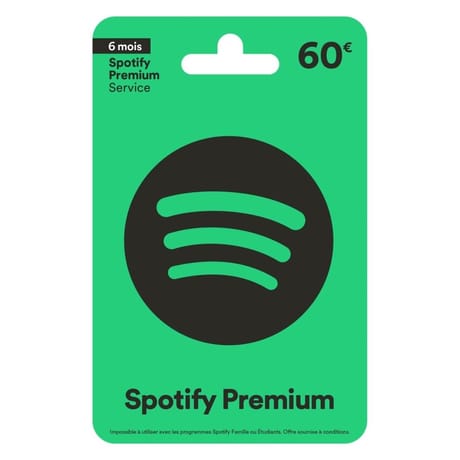 Spotify 60 euros
