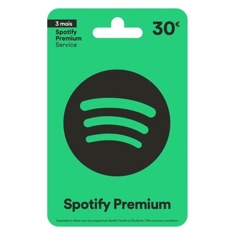 Spotify 30 euros