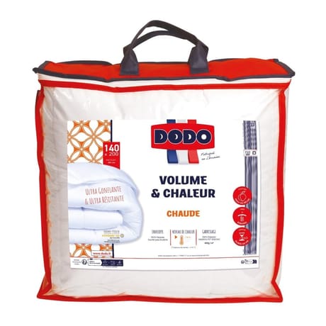 Dodo couette 140x200cm volume et chaleur
