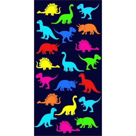 Drap de plage microfibre 70x140cm 250 g/m dino