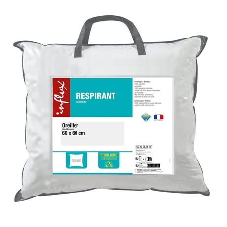 Influx oreiller 60x60cm respirant