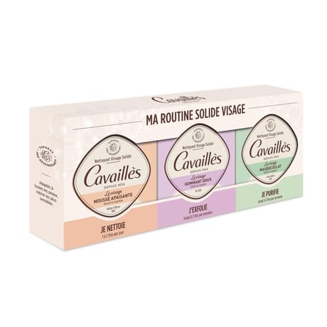 Rogé Cavaillès coffret ma routine visage solide 70gx3