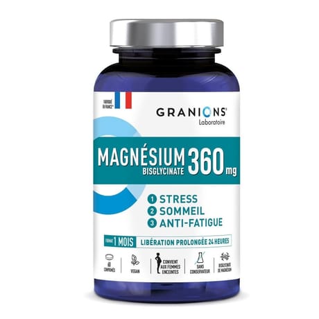 Granions magnesium stress sommeil anti-fatigue comprimés x60