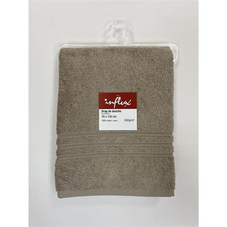 Influx drap de douche 70x130cm uni  ficelle 500g