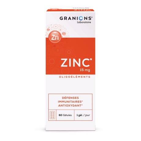 Granions zinc 15mg gelules x60