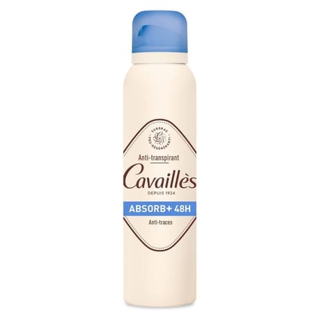 Rogé Cavaillès anti-transpirant absorb+ 48h anti-traces spray 150ml