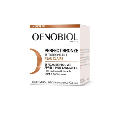 Oenobiol perfect bronze autobronzant peau claire x30