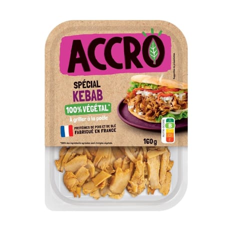 Accro spécial kebab 100% végétal 160g