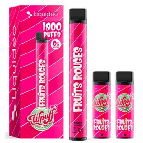 Starter Kit Wpuff1800 Fruit Rouges 0,9 - Liquideo