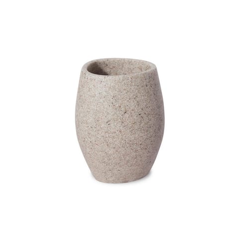 Goblet resine beige