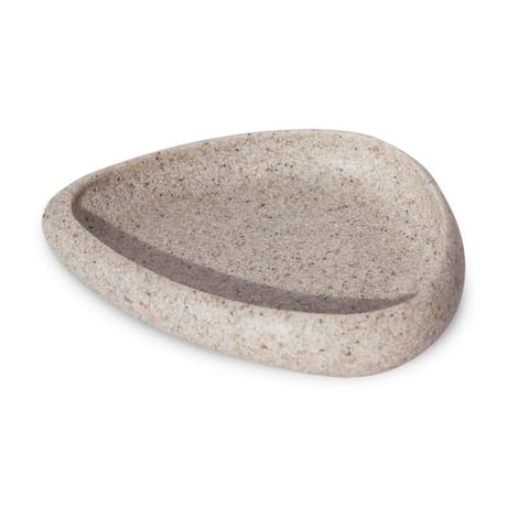 Porte savon resine beige