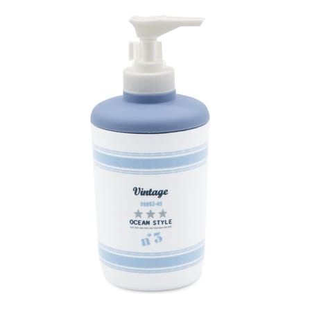 Distributeur de savon plastique imprimé  vintage océan