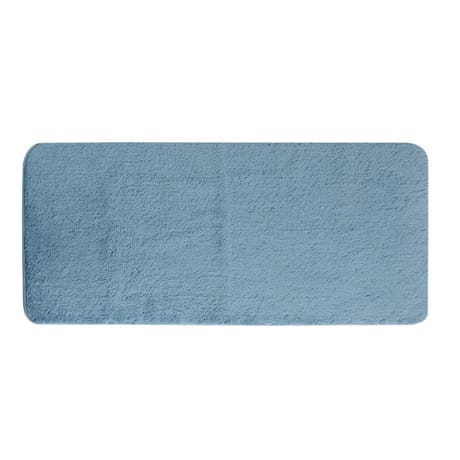 Tapis microfibre uni double vasque soloris assortis 50x120
