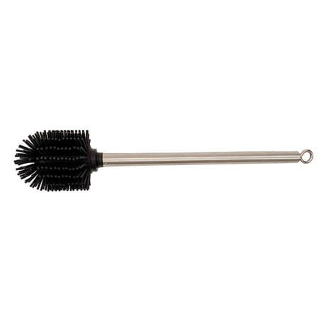 Balayette wc manche metal tete tpr