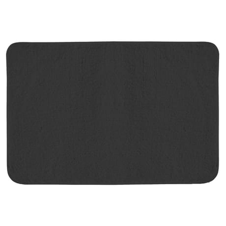 Tapis microfibres uni 45x75 ebony