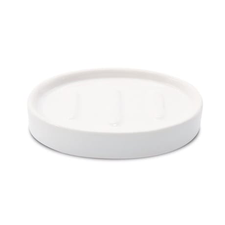 Porte savon ceramique blanche