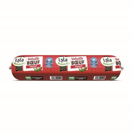 Isla Mondial Saucisson volaille boeuf piquant 430 g