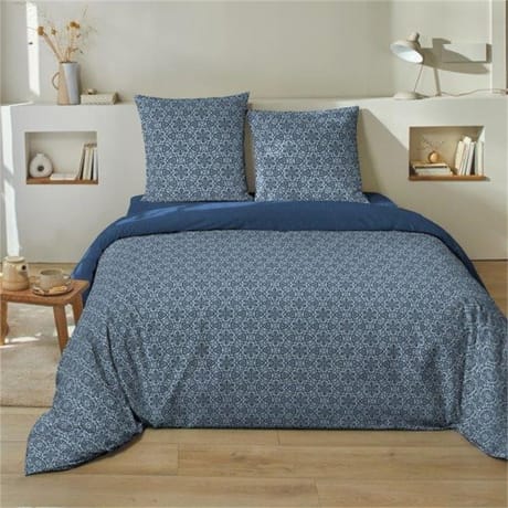 Parure housse de couette 240x220cm + 2 taies 63x63cm jour 51 fils