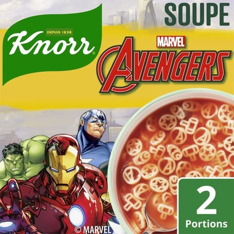 Knorr soupe deshydratee avengers 41g