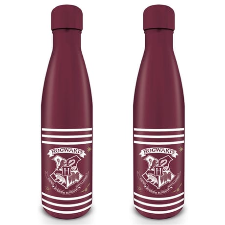 Bouteille 550 ml métal harry potter logo poudlard