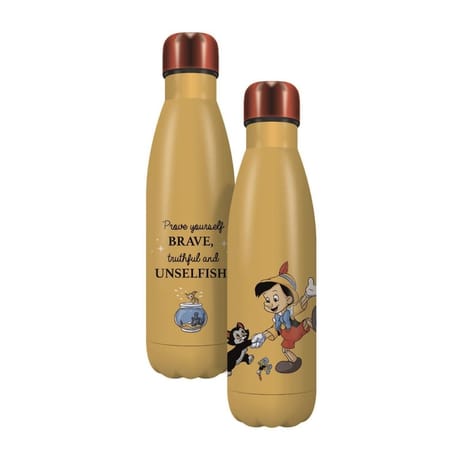 Bouteille d'eau en métal 500ml disney pinocchio