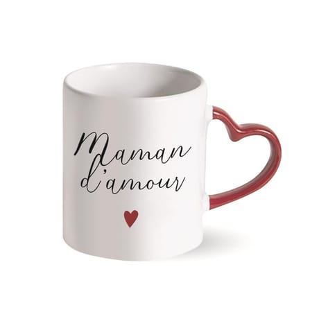Mug 33cl en faience maman d'amour