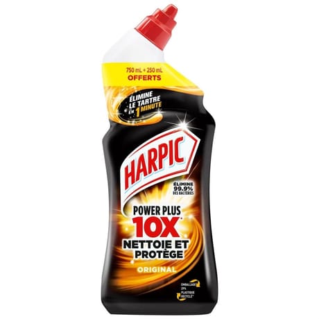 Harpic gel power plus original 750ml + 250ml offerts