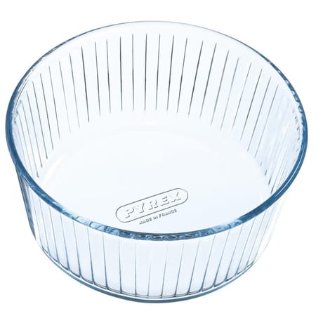 Pyrex moule à souflé en verre 21cm