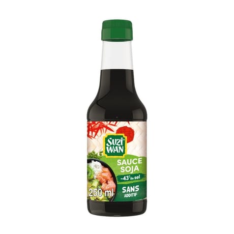 Suzi Wan sauce soja allégée en sel 250ml