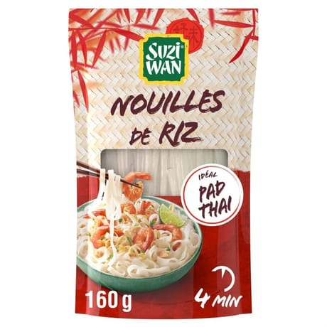 Suzi Wan nouilles de riz 4mn 160g