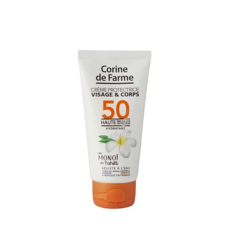 Corine de farme crème protectrice visage & corps spf 50 tube 50ml