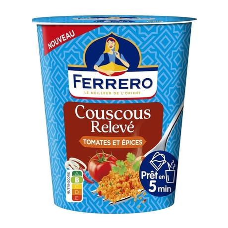 Ferrero cup express couscous parfume épices douce 80g