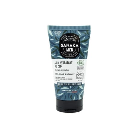 Sanaka men soin hydatant cbd & chanvre bio cosmos 50ml