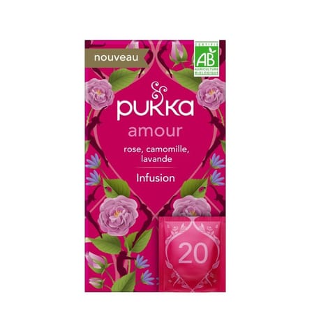 Pukka infusion bio amour x20s - 24g