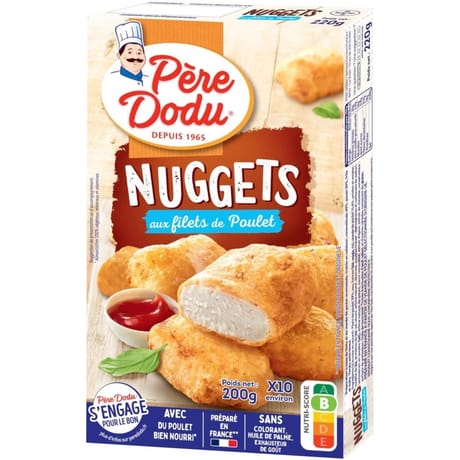 Père Dodu nuggets de poulet 200g