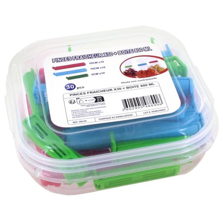Pinces fraîcheur x30