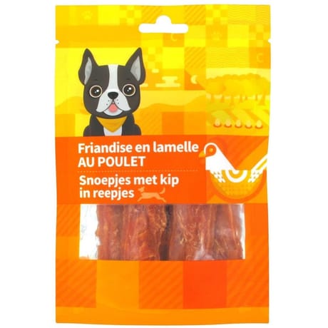 Friandise en lamelle au poulet 100 g