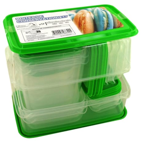 Boîtes de conservation x17